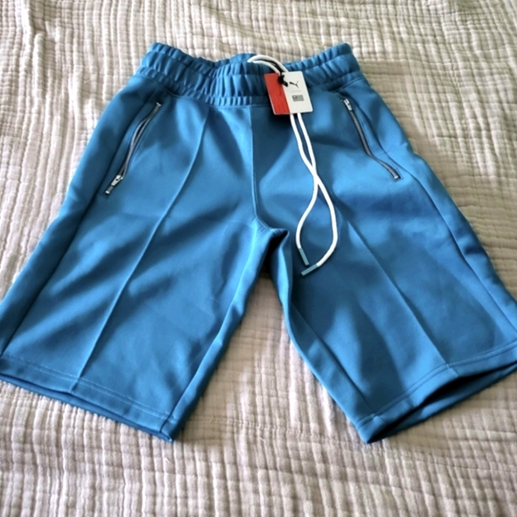 Puma Other - PUMA Men's X TMC Hustle Way Bermuda Shorts NWT Teal Blue Men 102024
